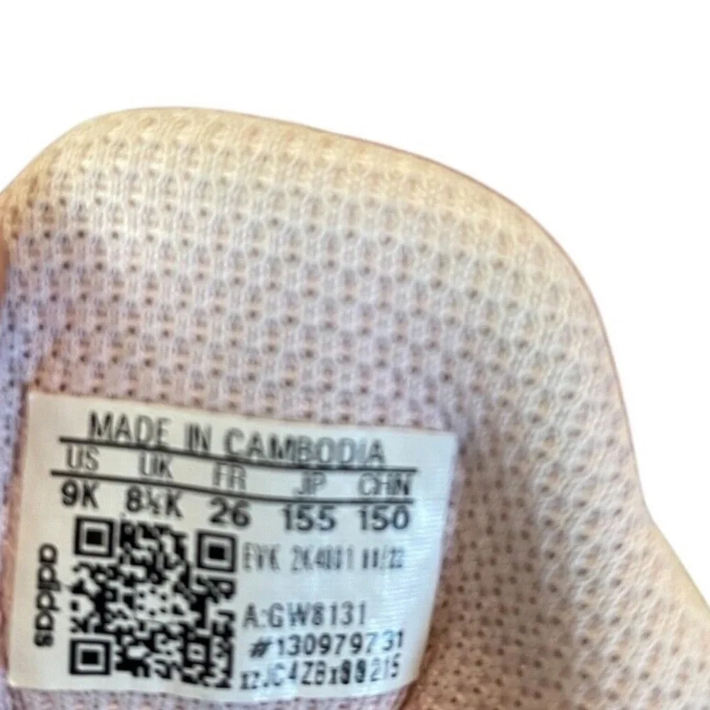 Adidas Ozelia Shoes TODDLER  Sz 9K Pink‎ Mesh Trainers Lace Up Sneakers